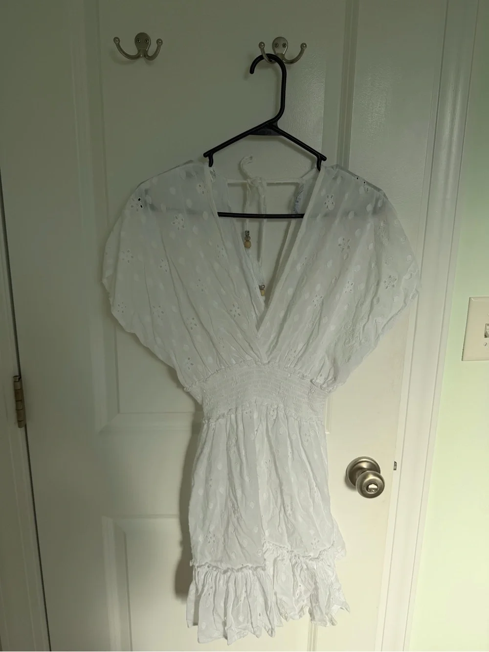 White V Summer Dress beach cover up